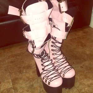 Dolls Kill X Current Mood boots
